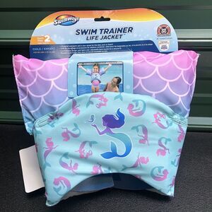 Kids Girl 33-55 LBS Splash Jammer Coast Guard Approved Life Jacket Vest Mermaid